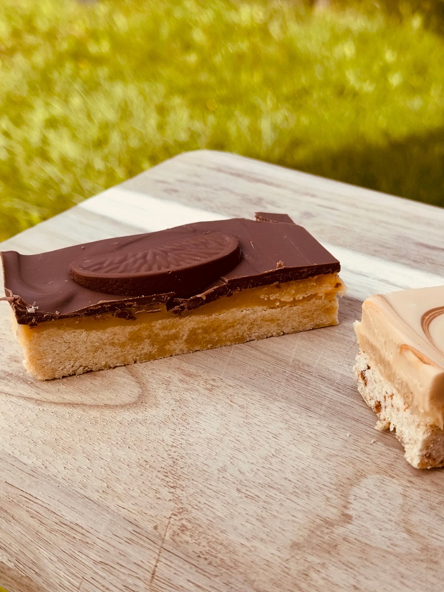 Chocolate Orange Millionaire Shortbread
