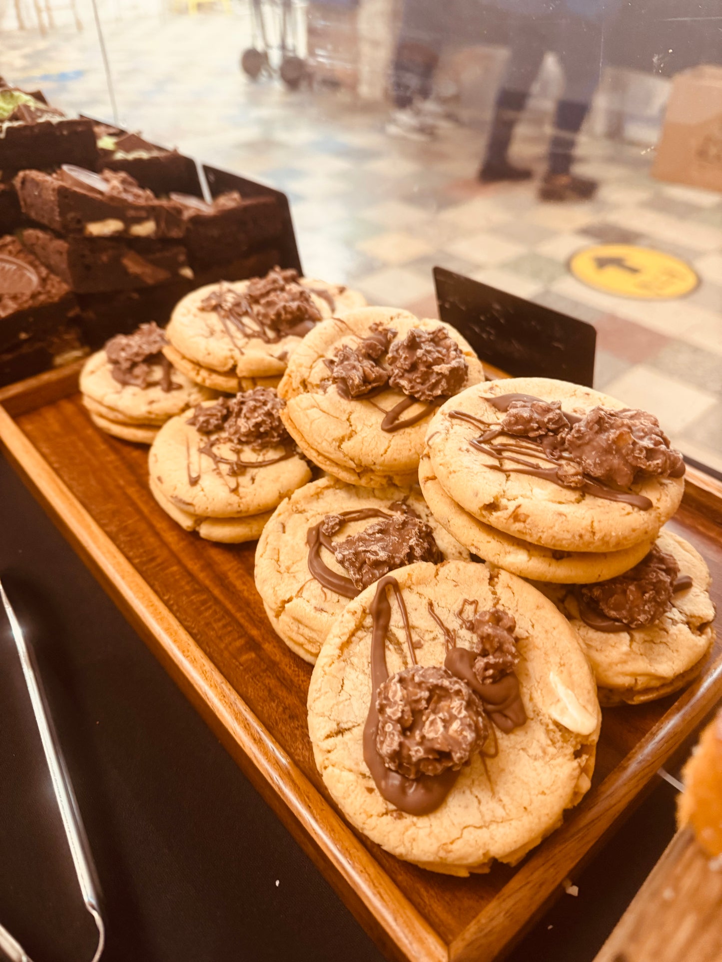 Chocolate Honeycomb Crunch Cookie Sandwich