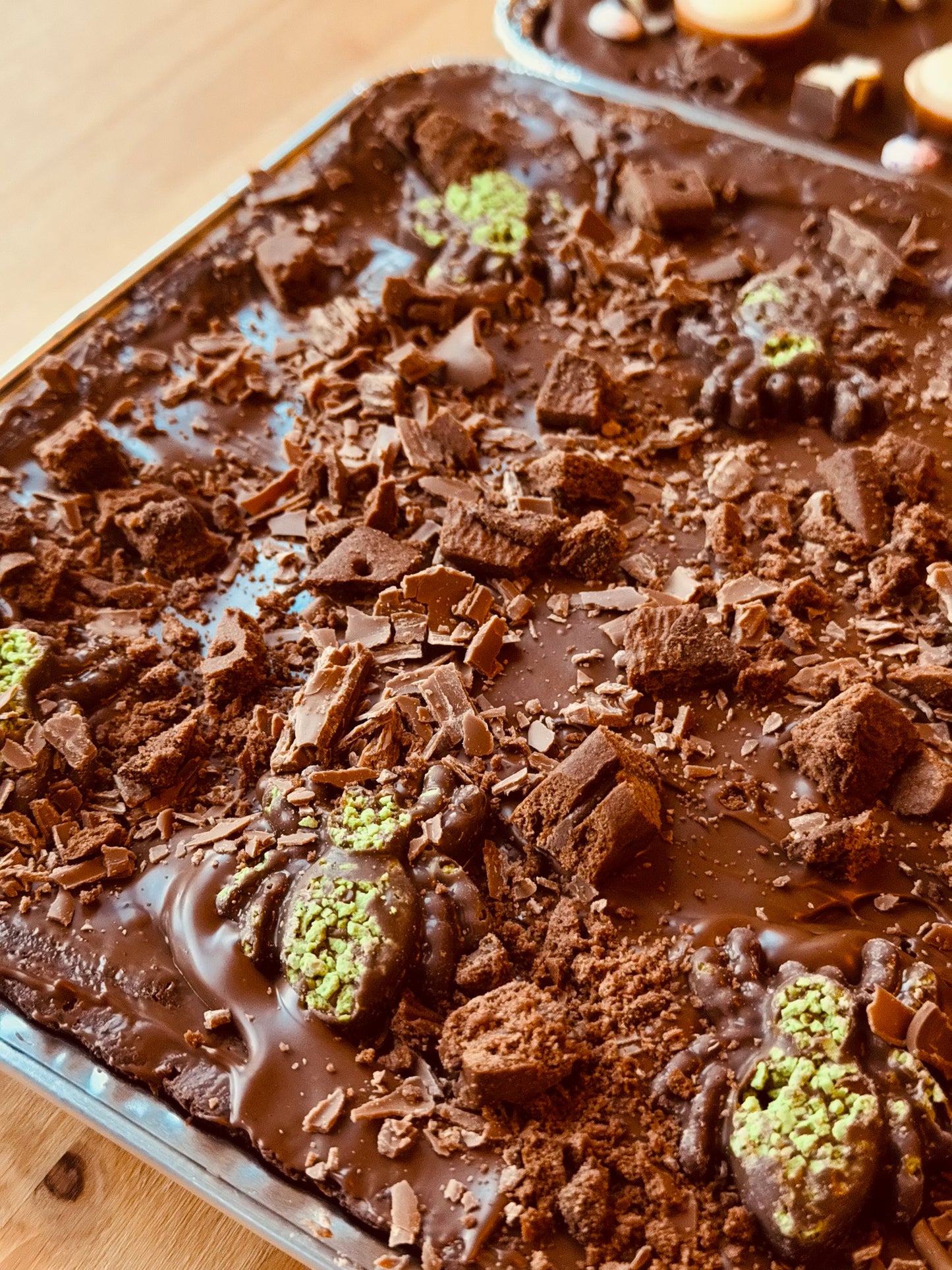 Spooky Brownie Box - Kinder and Toffifee, Mars Bar, Milky Way and Oreo, Galaxy Ripple and Chocolate Bourbon Biscuit
