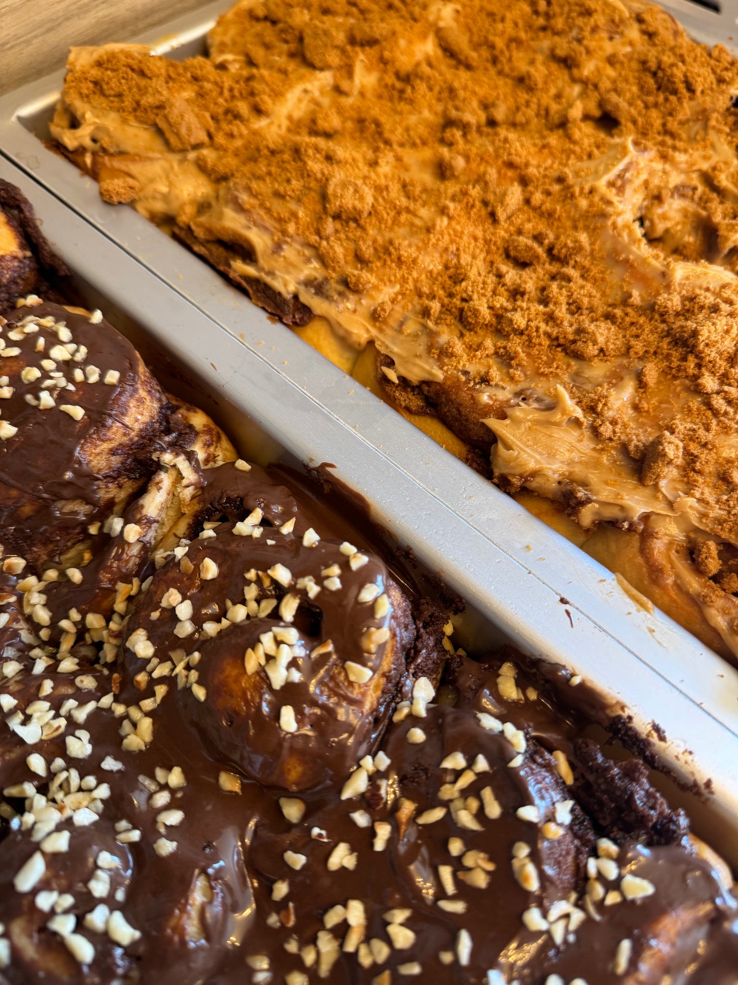 Cinnamon Rolls - Biscoff or Nutella Hazelnut